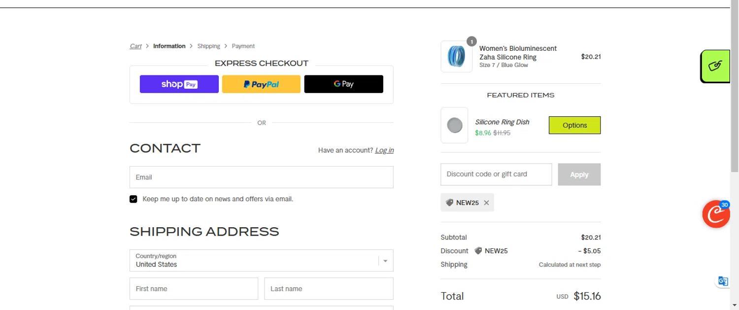 How to apply QALO coupon code